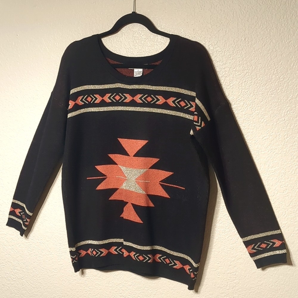DEMANDING--SOUTHWEST SWEATER - Picture 1 of 8